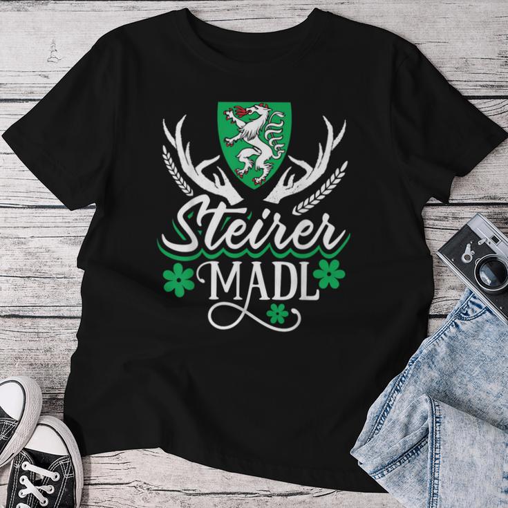 Steiermark Steirer Madl Steirermadl Women's Dirndl T-shirt Frauen Lustige Geschenke