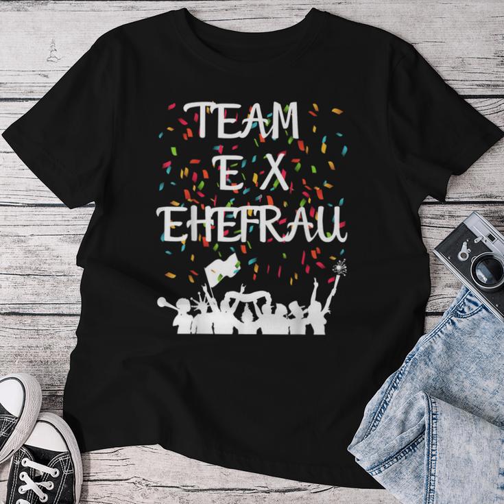 Team Ex Wife Divorce Party Partner T-shirt Frauen Lustige Geschenke