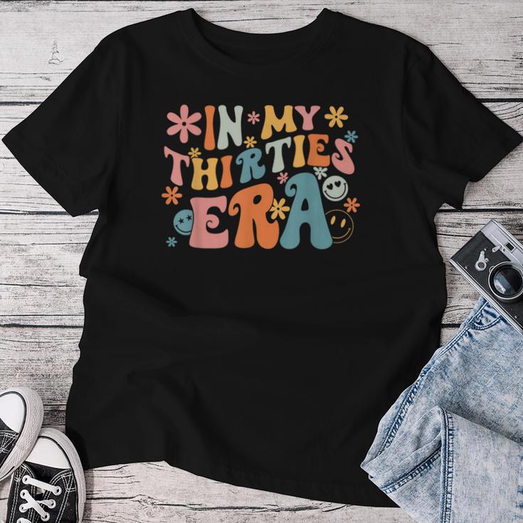 In My Thirties 30S Birthday Groovy Retro T-shirt Frauen Lustige Geschenke