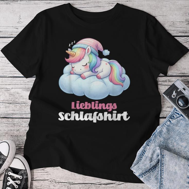 Unicorn Sleep Pyjamas Women's Girls Unicorn T-shirt Frauen Lustige Geschenke