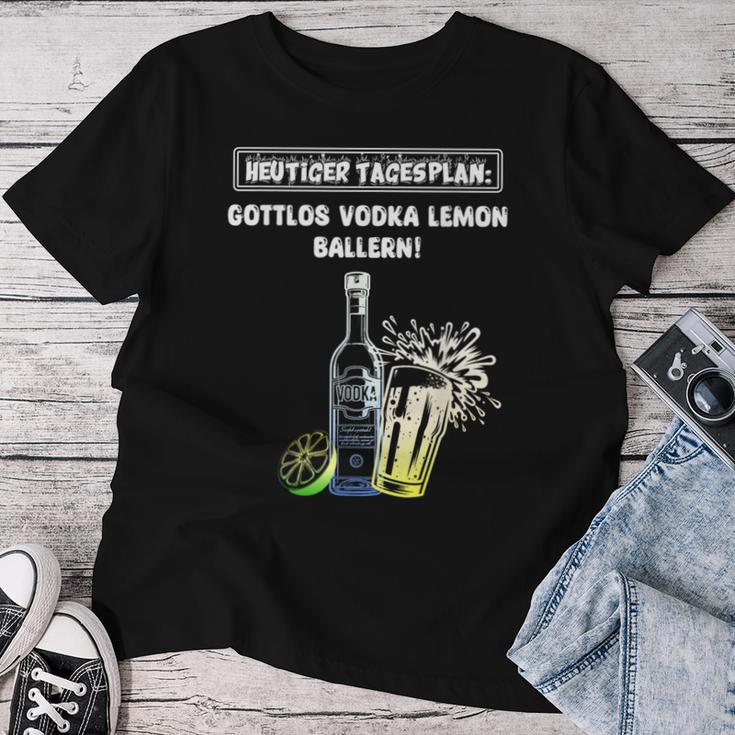 Vodkaodka Lemon Malle Party T-shirt Frauen Lustige Geschenke