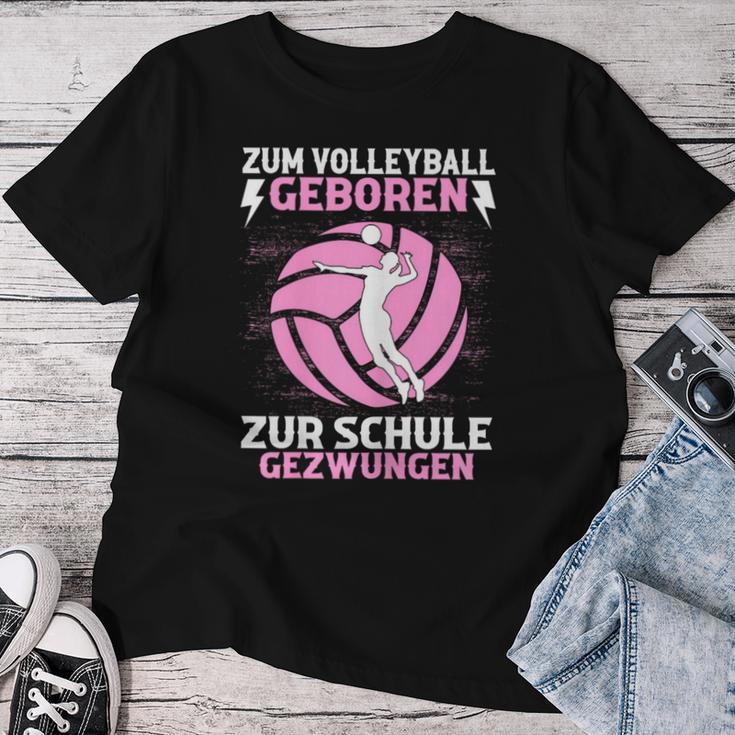 Volleyball Women's School Beacholleyball Girls' T-shirt Frauen Lustige Geschenke