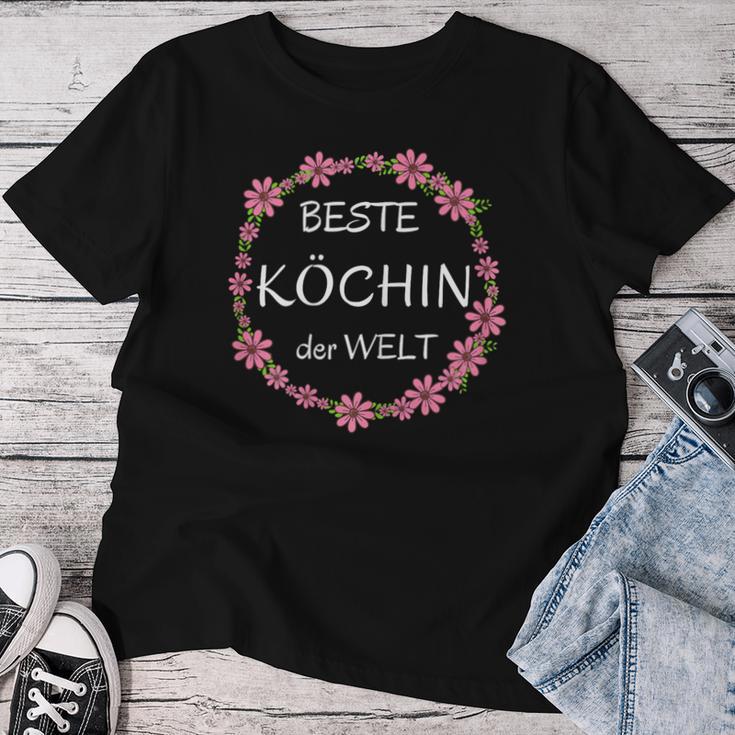 Women's Beste Köchin Der Welt Saying Chef Kitchen T-shirt Frauen Lustige Geschenke