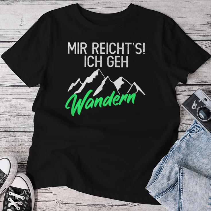 Women's Hiking Mountains Mir Reichts Ich Geh Wander S T-shirt Frauen Lustige Geschenke