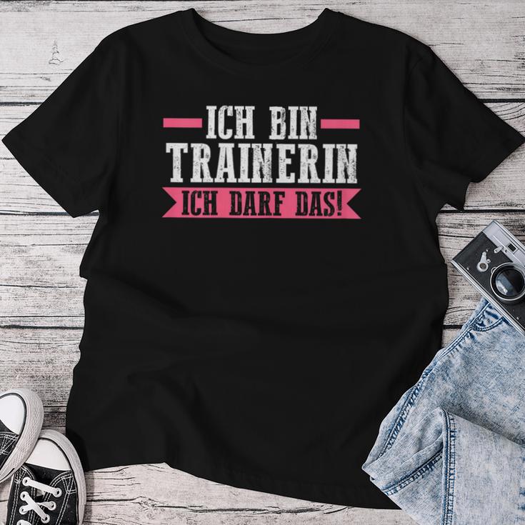 Women's Ich Bin Trainerin Ich Kann Das T-shirt Frauen Lustige Geschenke