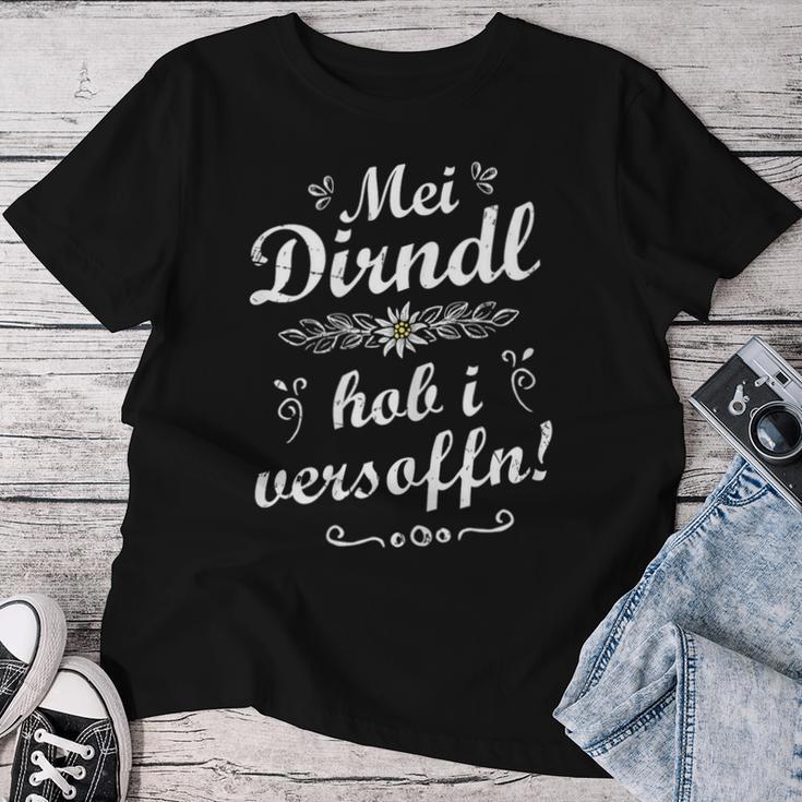 Women's Mei Dirndl Hob Iersoffn Oktoberfest Sayings Women's T-shirt Frauen Lustige Geschenke