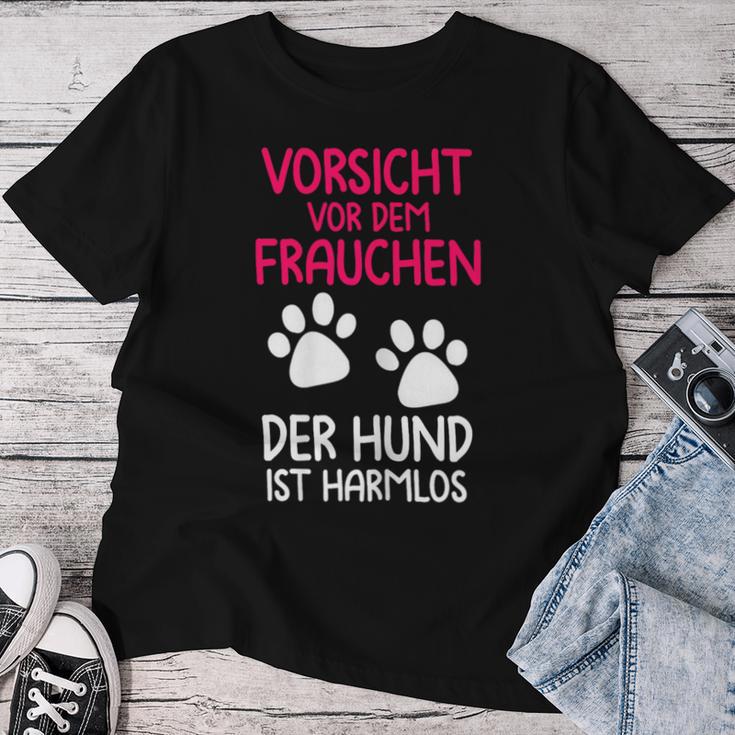 Women's Orsichtorden Der Hund Ist Harmlos S T-shirt Frauen Lustige Geschenke