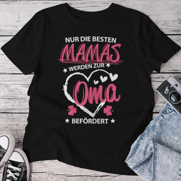 Zur Oma Gewerden Befördert Familien Mother Omi Baby T-shirt Frauen Lustige Geschenke