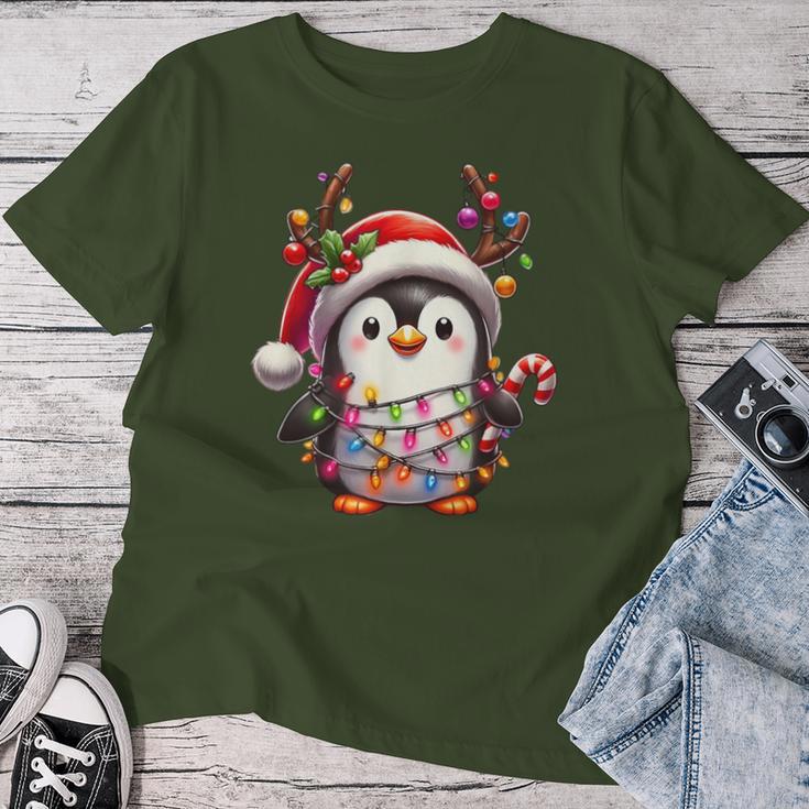 Christmas Children Cute Penguin Xmas T-shirt Frauen Lustige Geschenke