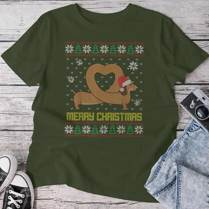 Christmas Dachshund Christmas Women's Children's T-shirt Frauen Lustige Geschenke