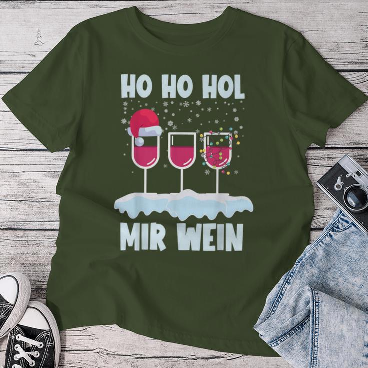 Ho Hol Mir Wine Costume Christmas Men T-shirt Frauen Lustige Geschenke