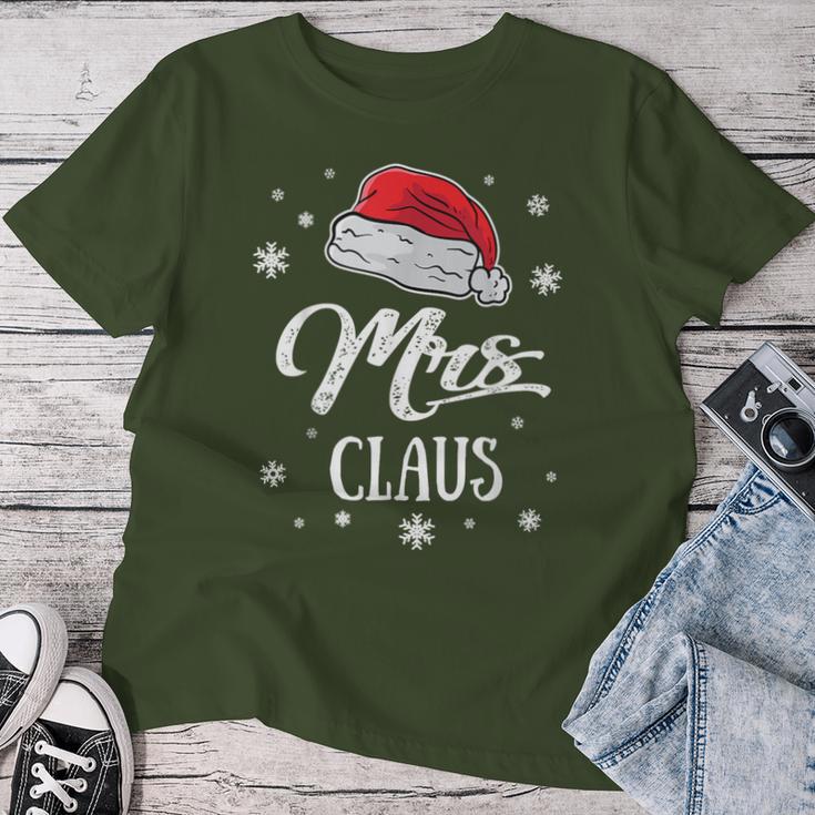 Mrs Mama Santa Claus Christmas Santa Hat Mum T-shirt Frauen Lustige Geschenke