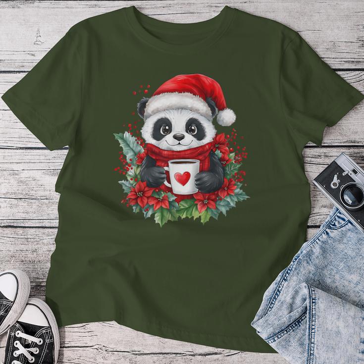 Panda Christmas Children Christmas Panda T-shirt Frauen Lustige Geschenke