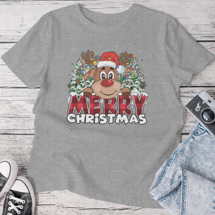 Lustiges Rentier Xmas Männer Frauen Familie Merry Christmas T-shirt Frauen Lustige Geschenke