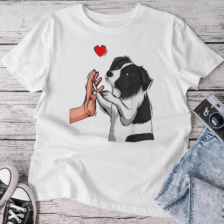 Border Collie Love Dogs Mama Female T-shirt Frauen Lustige Geschenke