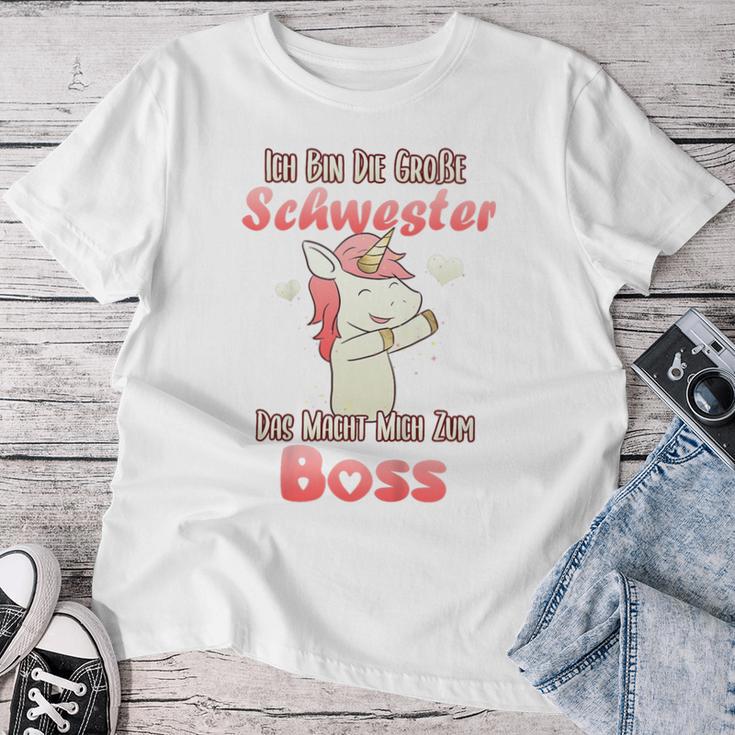 Children's Ich Bin Die Große Schwester Boss Dabbing Unicorn Motif T-shirt Frauen Lustige Geschenke