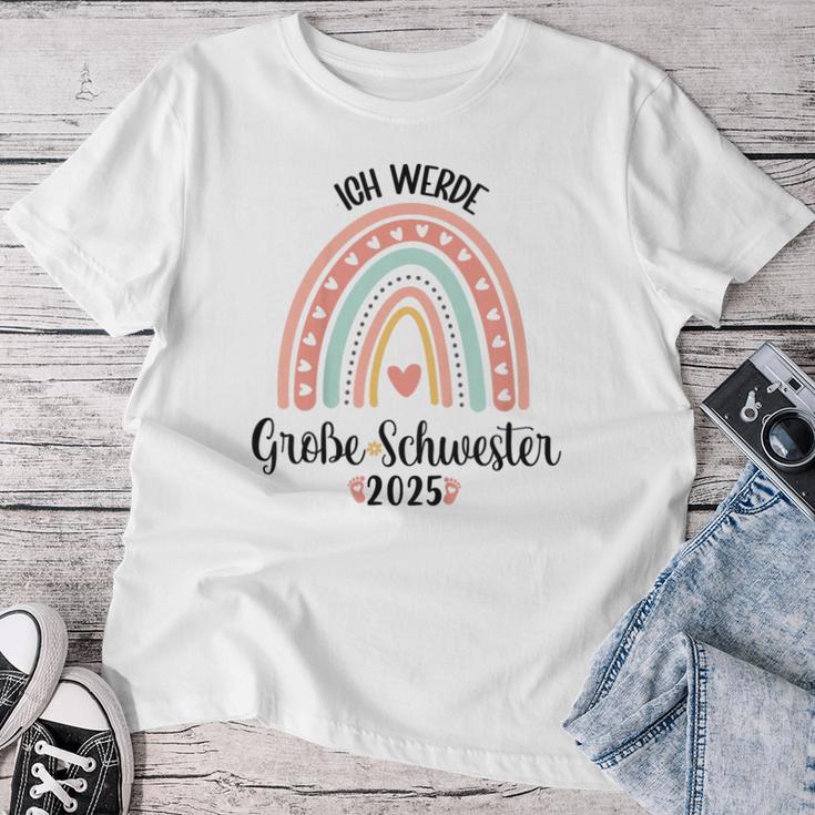 Children's Ich Werde Große Schwester 2025 Big Sister T-shirt Frauen Lustige Geschenke