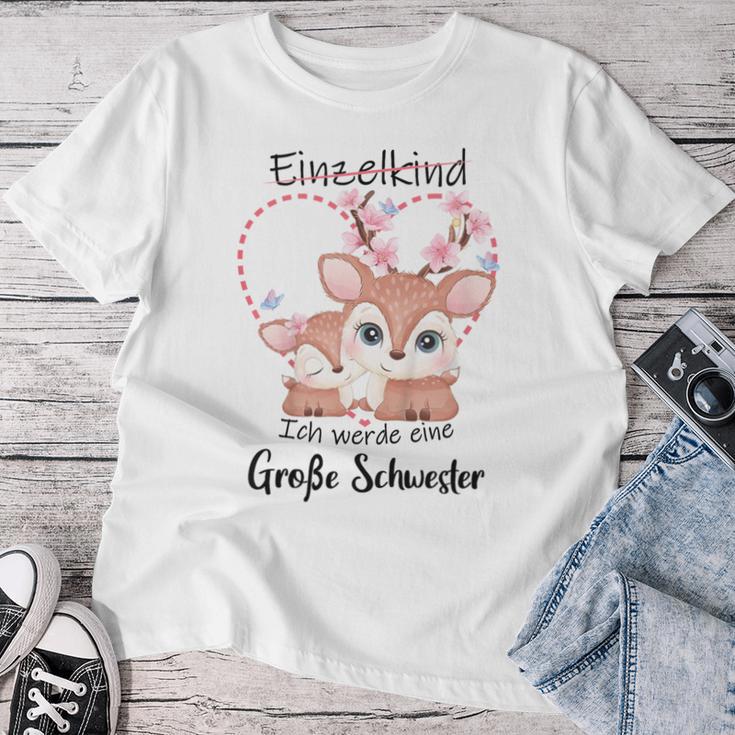 Children's Ich Werde Große Schwester Ich Blue T-shirt Frauen Lustige Geschenke