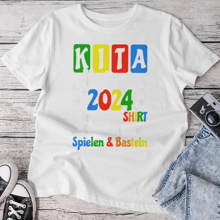 Children's Kita Abgänger 2024 Kita Geschafft 2024 Nursery Graduate 2024 T-shirt Frauen Lustige Geschenke