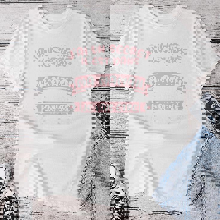 Enfant Licorne Filles J'ai Un Secret Jeais Être Une Grande Soeur T-shirt femme Cadeaux drôles