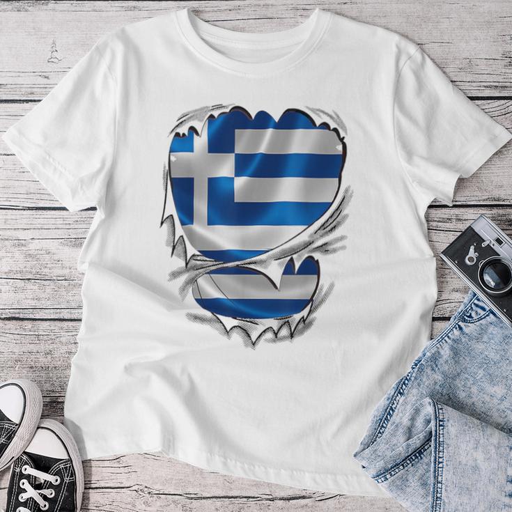 Greece Flag Greek Greece Flag For Women T-shirt Frauen Lustige Geschenke