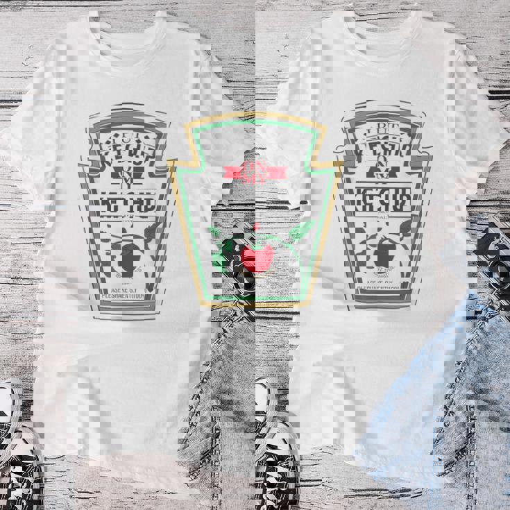 Ho Messo Ketchup Sul Mio Ketchup Bambini Donne E Uomini Maglietta da donna Regalos divertidos