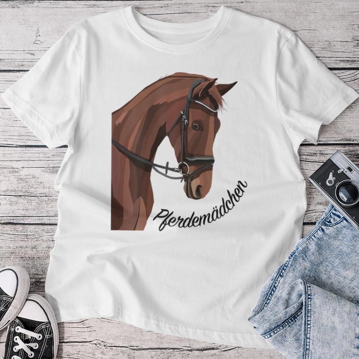 Horse Girl Horse Riding Rider Girls Ladies Women's T-shirt Frauen Lustige Geschenke