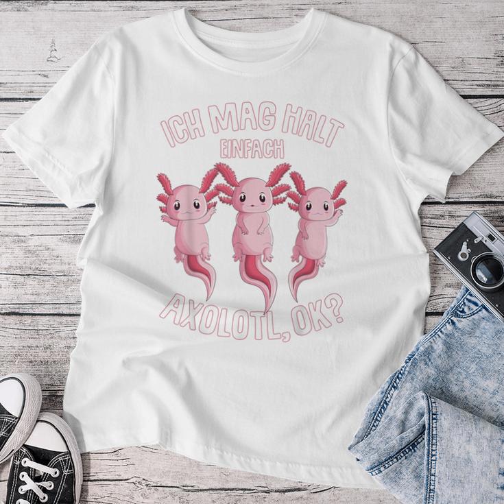 Ich Mag Halt Axolotl Children's Girls T-shirt Frauen Lustige Geschenke