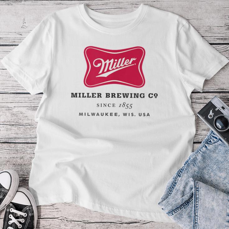 Miller Lock Up Beer T-shirt Frauen Lustige Geschenke