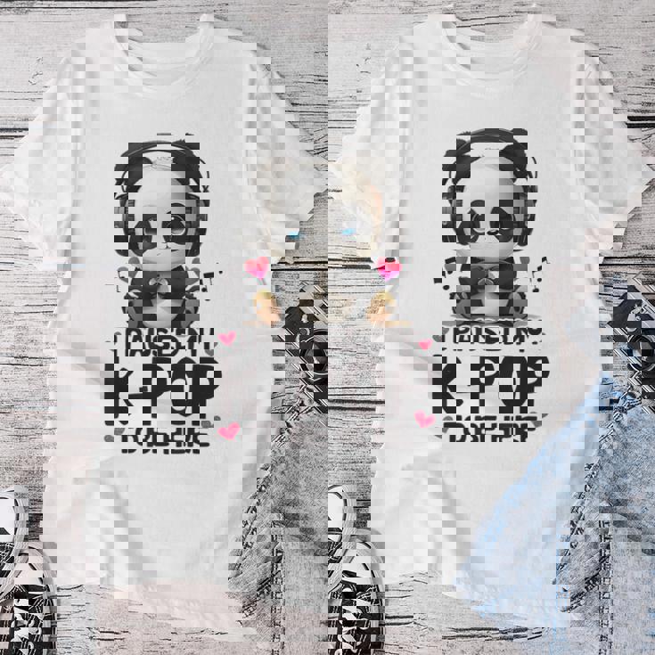 Mio Kpop To Be Here Kpop Panda Merch K-Pop Merchandise Maglietta da donna Regalos divertidos