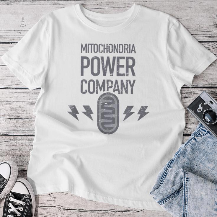 Mitochondria Biology TeacherAnimal Cell Mitochondria Silver T-shirt Frauen Lustige Geschenke