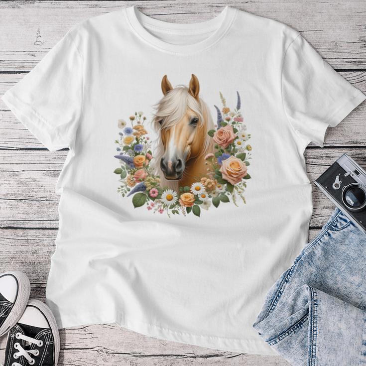 Palomino Horse Blue T-shirt Frauen Lustige Geschenke