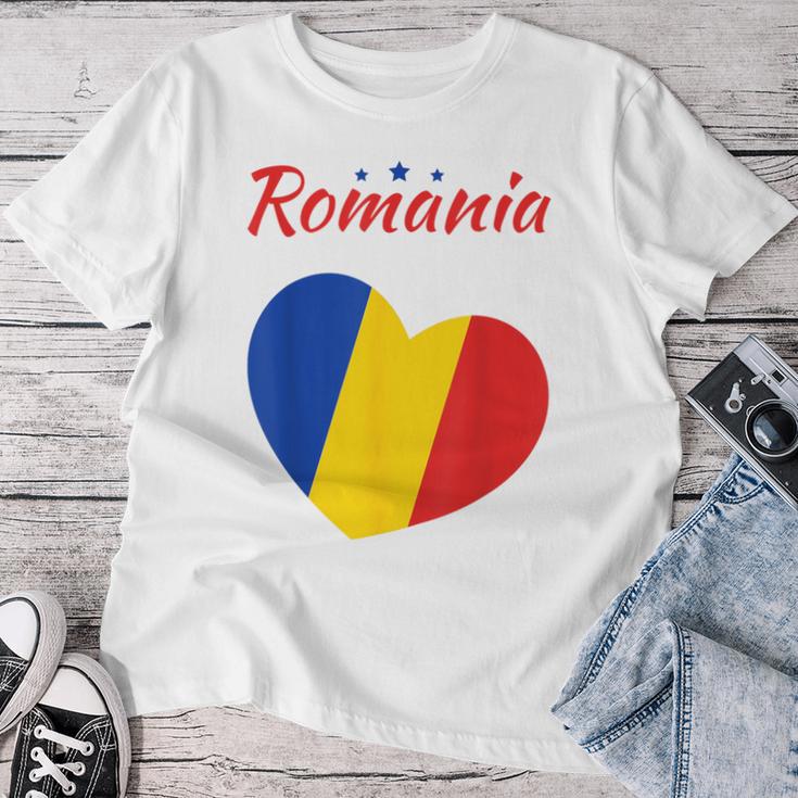 Romania Flag Women's Romania T-shirt Frauen Lustige Geschenke