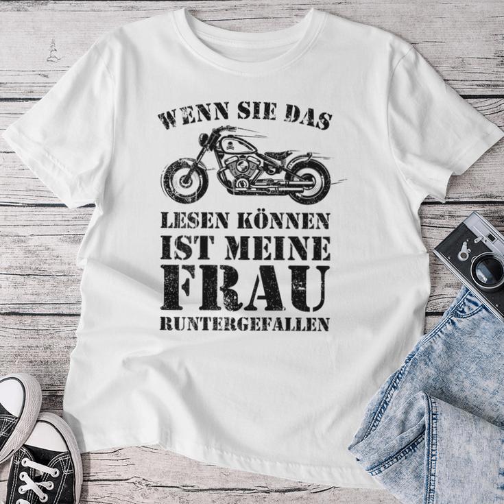 Wenn Sie Das Lesen Können Ist Meine Frau Runtergefallen T-shirt Frauen Lustige Geschenke