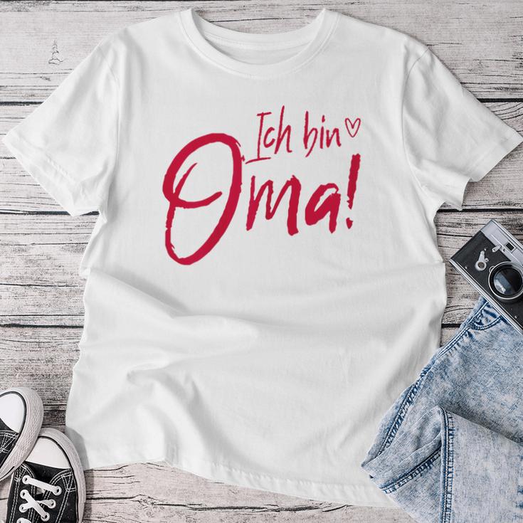 Women's Ich Bin Oma Werden Zur Oma Befördert Ich Bin Oma Werden Zur Oma S T-shirt Frauen Lustige Geschenke