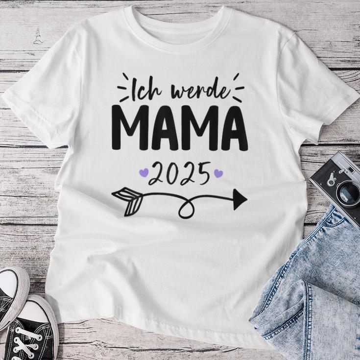 Women's Ich Werde Mama 2025 T-shirt Frauen Lustige Geschenke