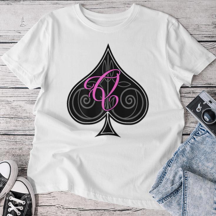 Women's Queen Of Spades Hot Wife Swinger T-shirt Frauen Lustige Geschenke