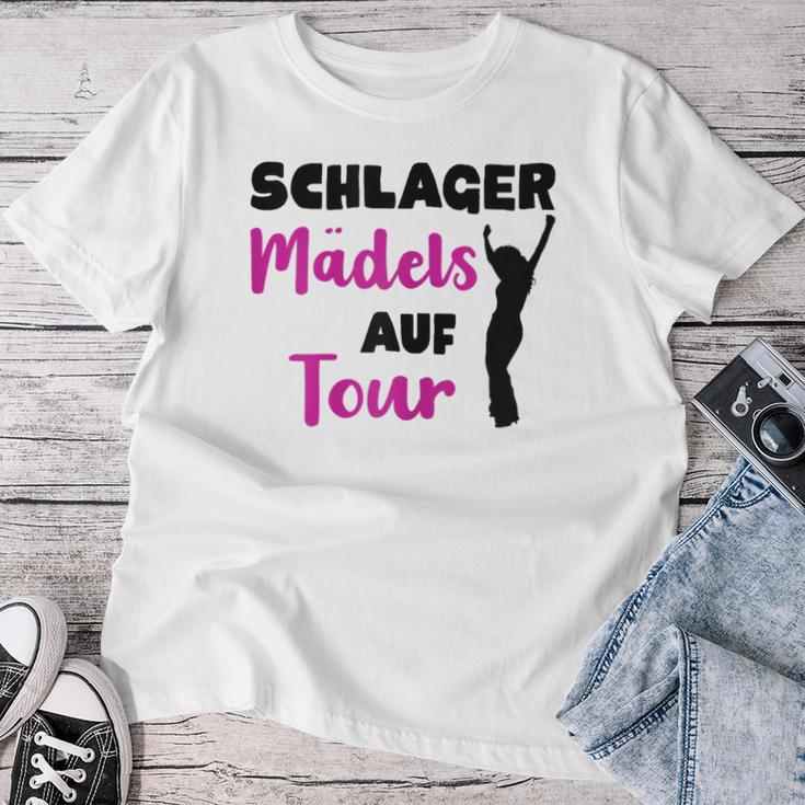 Women's Schlager Girls On Party Tour T-shirt Frauen Lustige Geschenke