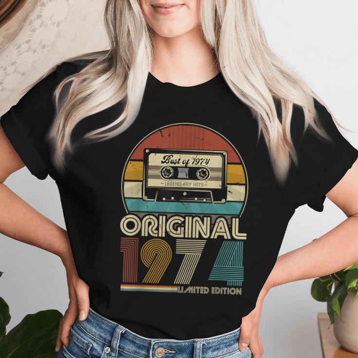 1974Intage Birthday Retrointage T-shirt Frauen Geschenke für Sie