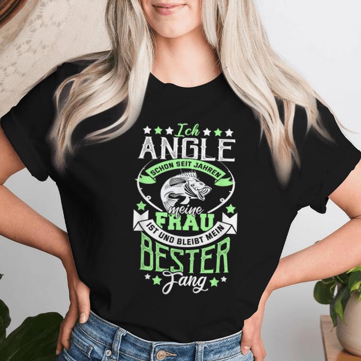 Angler Angel Fischer Woman In Love My Best Fang T-shirt Frauen Geschenke für Sie