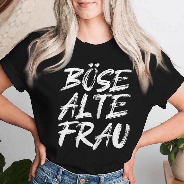 Bad Old Woman Skull T-shirt Frauen Geschenke für Sie