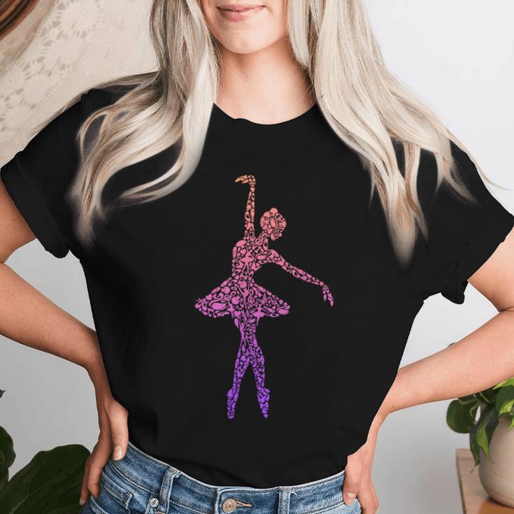 Ballet Dancer Ballerina Dance Girls Ballet Dancer T-shirt Frauen Geschenke für Sie