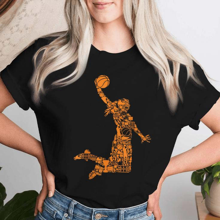 Basketball Basketball Girl's Women's T-shirt Frauen Geschenke für Sie