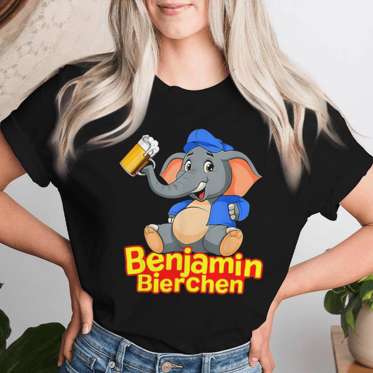 Benjamin Beer Drinker Saufen Beer T-shirt Frauen Geschenke für Sie