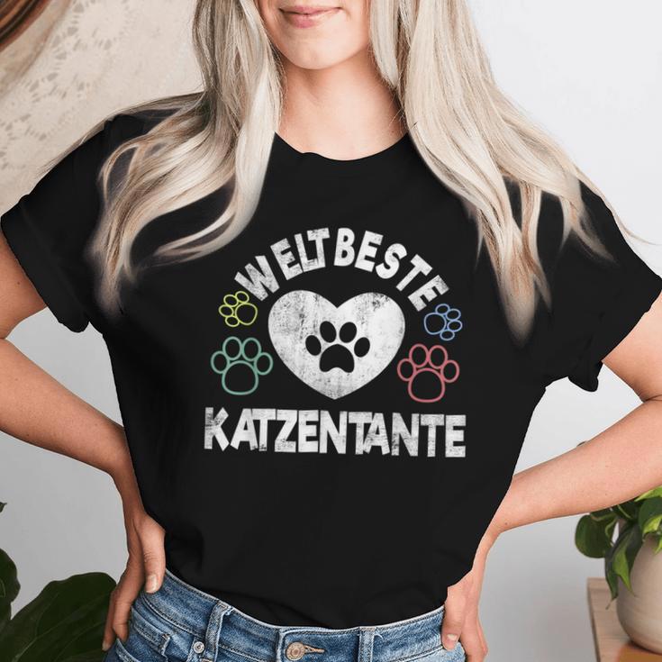 Best Cats Aunt Cat Aunt Cat Owner Cat T-shirt Frauen Geschenke für Sie