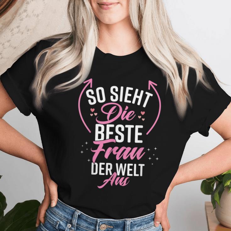 Beste Frau Der Welt Partner Best Wife T-shirt Frauen Geschenke für Sie