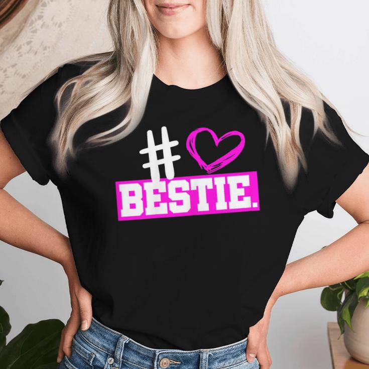 Bff Bestie Best Friend For Two Bffs Girls' Partner Look T-shirt Frauen Geschenke für Sie