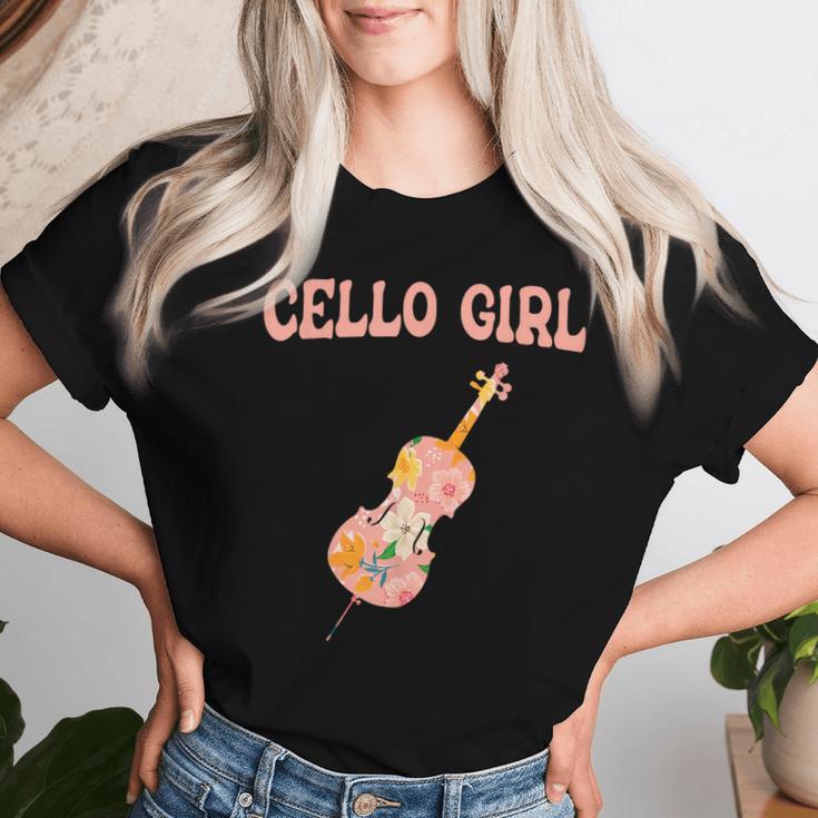 Cello Girl Cello Playerioloncello Cellist S T-shirt Frauen Geschenke für Sie