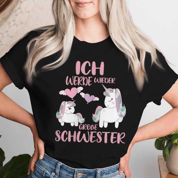 Children's Ich Werde Wieder Große Schwestererkunden Unicorns T-shirt Frauen Geschenke für Sie