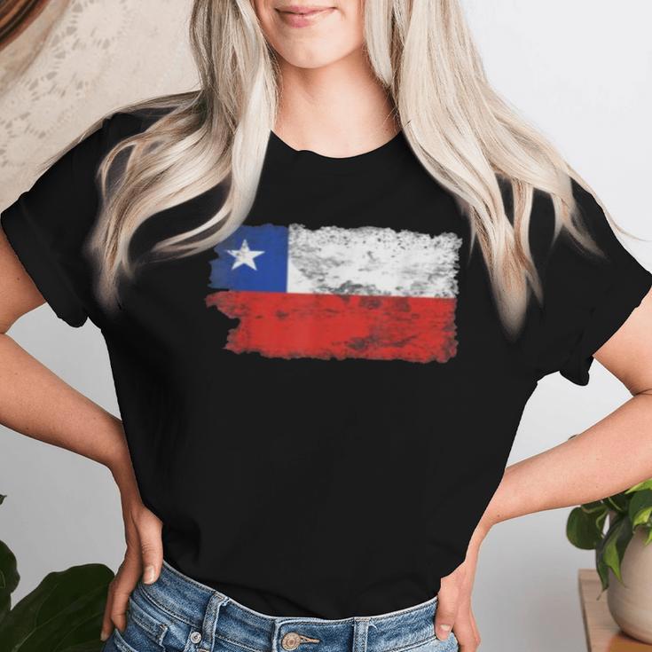 Chile Chile Flag Chille For MenWomenNagersChildren's T-shirt Frauen Geschenke für Sie